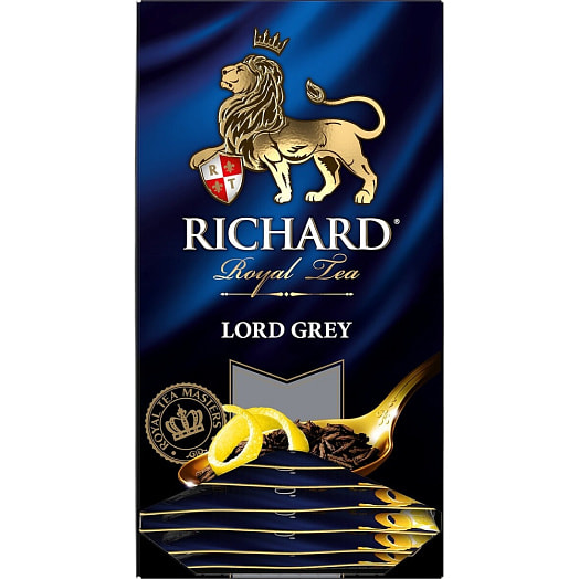 Чай Richard Lord Grey 50г бергамот, лимон (25пак*2гр) КОМПАНИЯ МАЙ Россия