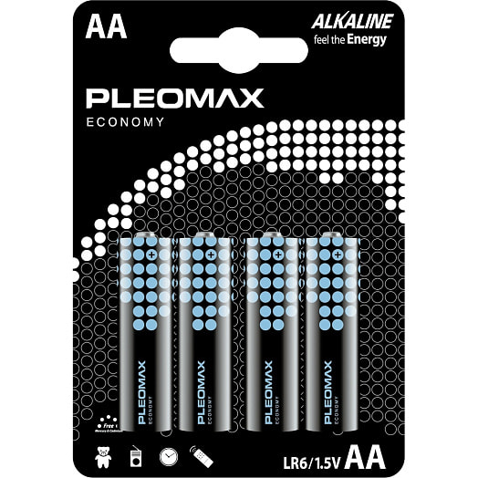 Элемент питания Pleomax LR6 Alkaline BL-4 Китай Pleomax