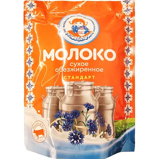 Молоко сухое обезжиренное Стандарт 1.5% 500г ф-л ОАО Рогачевский МКК Октябрьский МЗ Беларусь