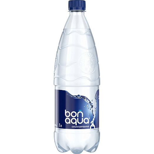 Вода питьевая Bonaqua сильногазированная 1л Coca-Cola Беларусь Bonaqua