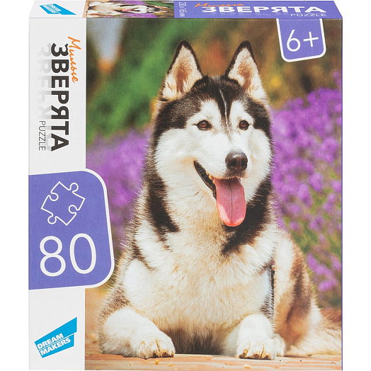 Пазлы 80 Зверята арт.RI8002C ООО Желтый крокодил Беларусь DREAM MAKERS-BOARD GAMES