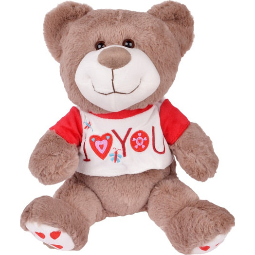 Игрушка Мишка Сэм 25см мягконабивная арт.017SBX175 Weihai Wonder Aartscrafts Co.,LTD Китай Крошка