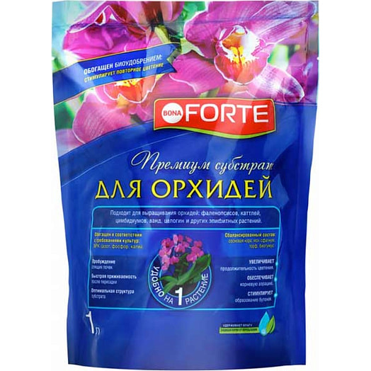 Субстракт 1л для орхидей ЗАО Торговый дом Химик Россия Bona Forte