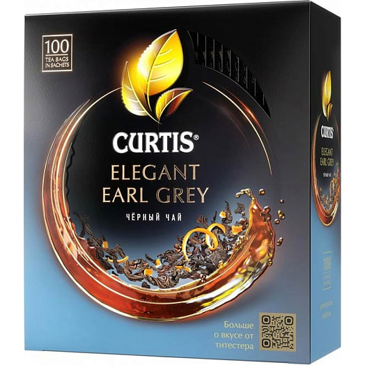 Чай Curtis Elegant Earl Grey 170г черный с добавками Компания Май Россия Компания Май