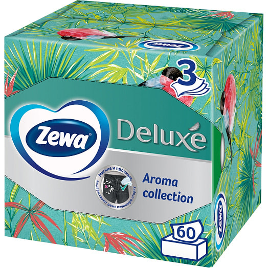 Cалфетки бумажные Арома Коллекция 3-х слойные SCA Россия ZEWA
