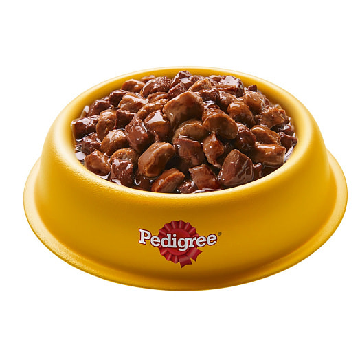 Корм для взрослых собак всех пород 85г пауч с говядиной в соусе Россия PEDIGREE