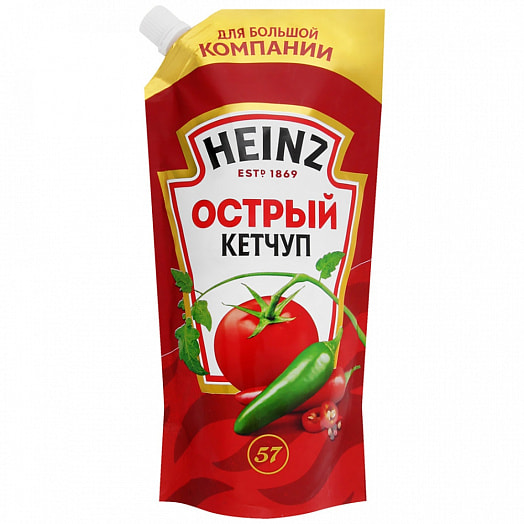 Кетчуп HEINZ Острый 550мл Россия
