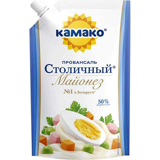Майонез Провансаль Столичный 380г дой-пак Камако Беларусь