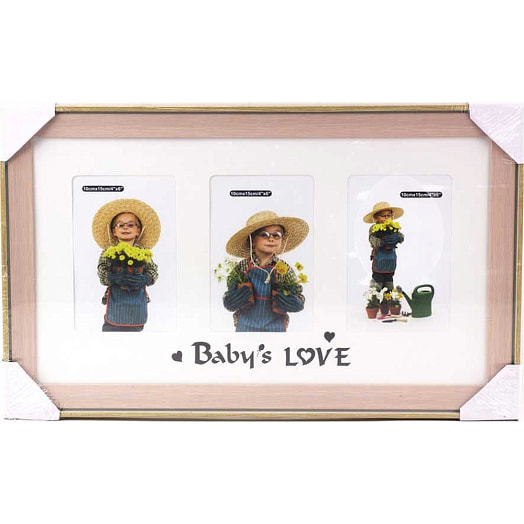 Фоторамка на 3 фото 10х15см арт.OE-1551 Китай Market Union