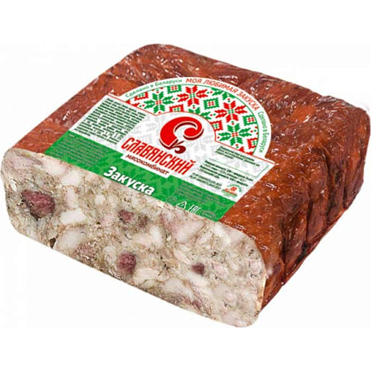 Продукт субпродуктовый Закуска Фермерская с печенью в/у к/в порц. ООО Мясокомбинат Славянский Беларусь