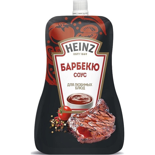 Соус томатный 200г дой-пак Барбекю ООО КрафтХайнц Восток Россия Heinz