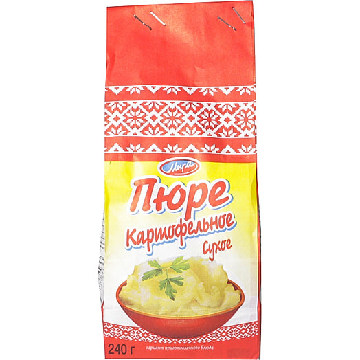 Пюре б/п ТМ Мира 240г пакет сухое картофельное Беларусь Мира