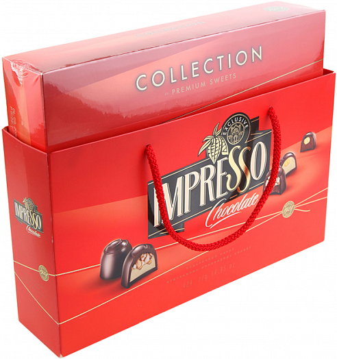 Подарочный набор конфет Импрессо Премиум (красный) 424г СП ОАО Спартак Беларусь Импрессо