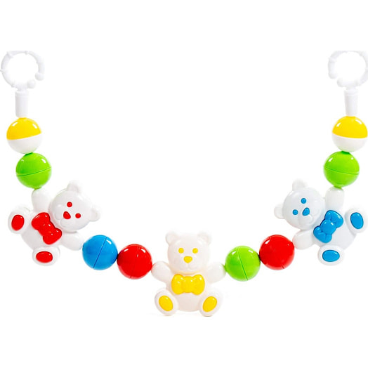 Погремушка-подвеска Весёлые мишки 54см арт.71552 Беларусь