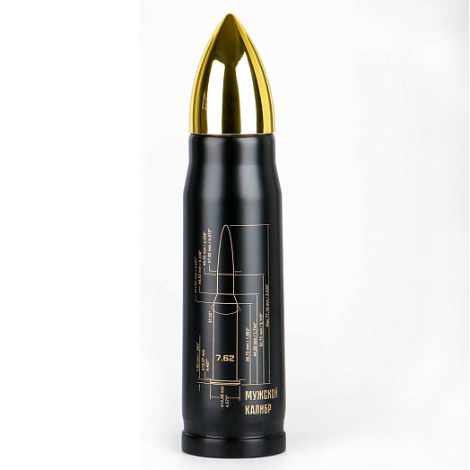 Термоc Пуля Мужской калибр 450мл арт.5134928 Китай