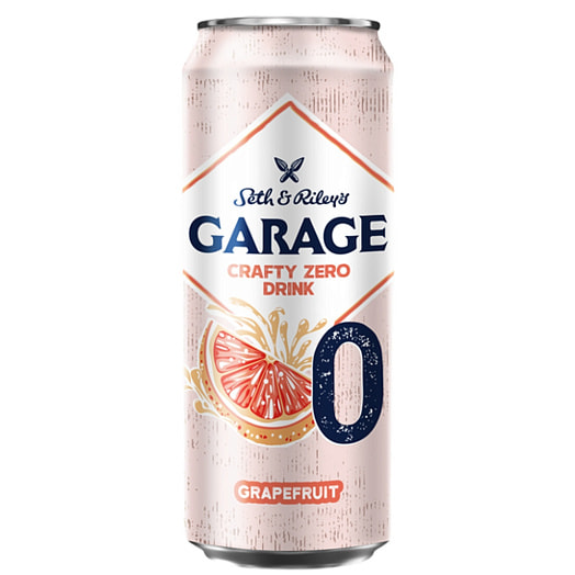 Напиток пивной б/алк Seth&Rileys Garage Crafty Zero Drink Grapefruit 450мл ж/б ОАО ПК Аливария Беларусь Гараж