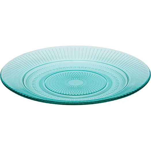 Тарелка десертная стеклянная луиз 19см арт.O0500 Россия