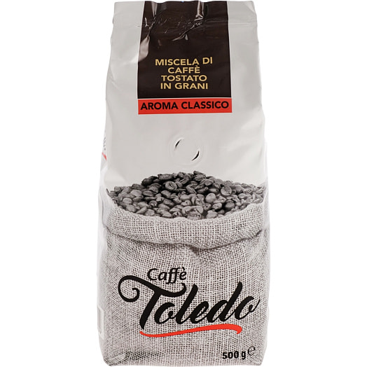 Кофе CAFFE TOLEDO AR.CLAS 500г пакет зерно Италия