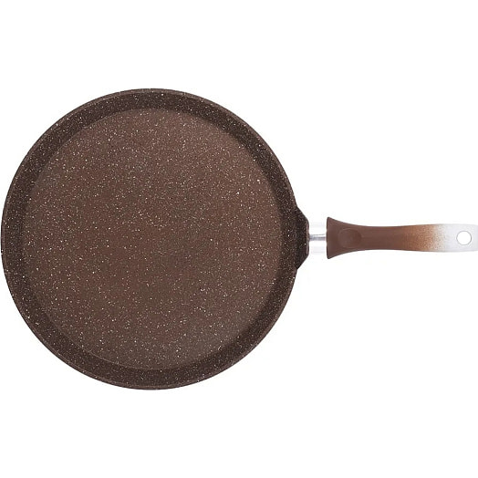 Сковорода блинная а/приг литая 26см Кофейный мрамор (Kukmara) арт.сбмк262а Россия
