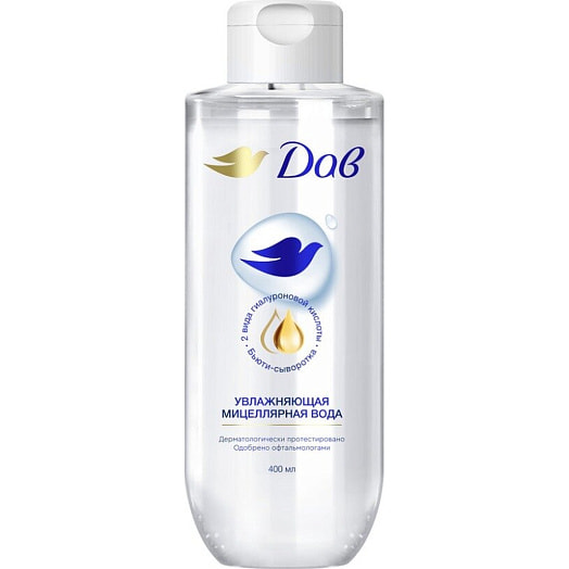 Мицеллярная вода 400мл увлажняющая Unilever Россия Dove