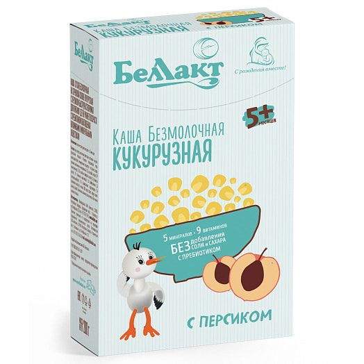Каша кукурузная 200г карт/уп. сухая безмолочная быстрораст ОАО Беллакт Волковыс Беларусь Беллакт