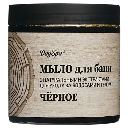 Мыло для бани Day Spa Чёрное 500мл Россия Day Spa