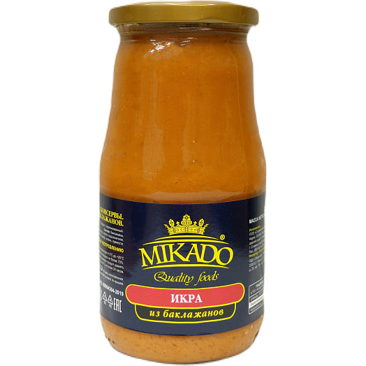 Икра из баклажанов 510г ст/б ООО Славянский КК Россия