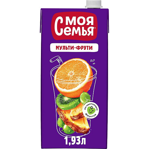 Напиток с/сод Семья Мульти-Фрути 1.93л АО Мултон Россия