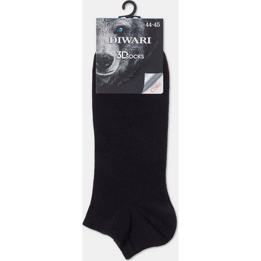 Носки мужские DIWARI 3DSOCKS 3DSOCKS, р.27, 000 черный арт.23С-122СП СООО Конте Спа Беларусь Conte