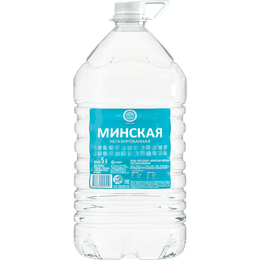 Вода питьевая негазированная Минская мягкая 5л Беларусь Минская