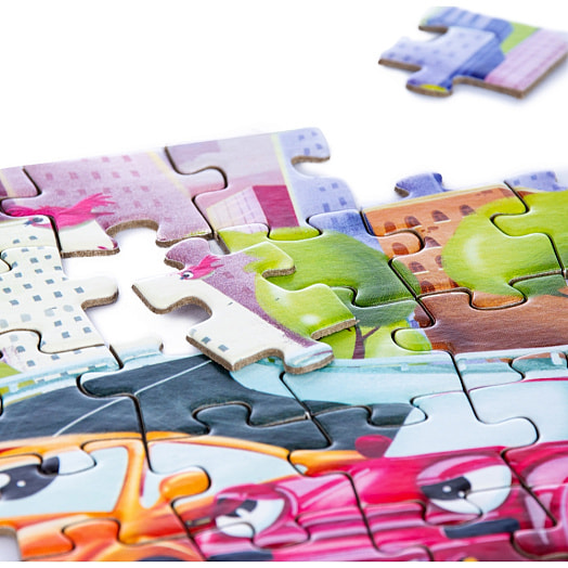 Пазлы 54 Машинки арт.RI5405C ООО Желтый крокодил Беларусь DREAM MAKERS-BOARD GAMES