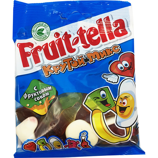 Жевательный мармелад Frutella 70г Крутой микс Россия
