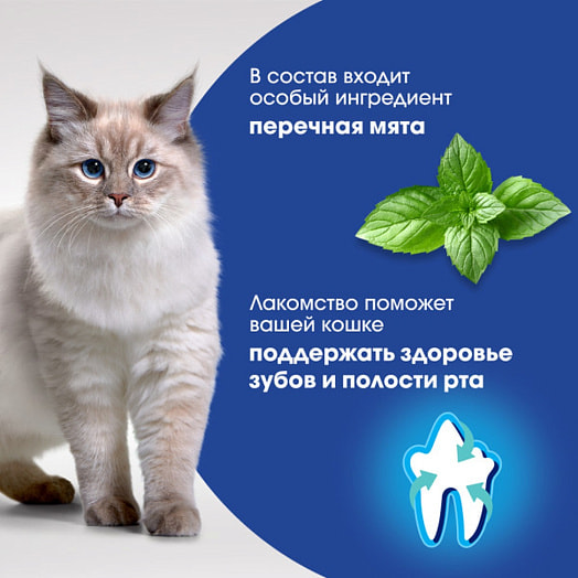 Лакомство для кошек Perfect Fit с курицей и мятой 50г ООО Марс Россия Perfect Fit