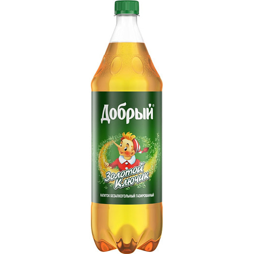 Напиток б/алк Добрый Золотой Ключик 1.5л ПЭТ газ Coca-Cola Беларусь