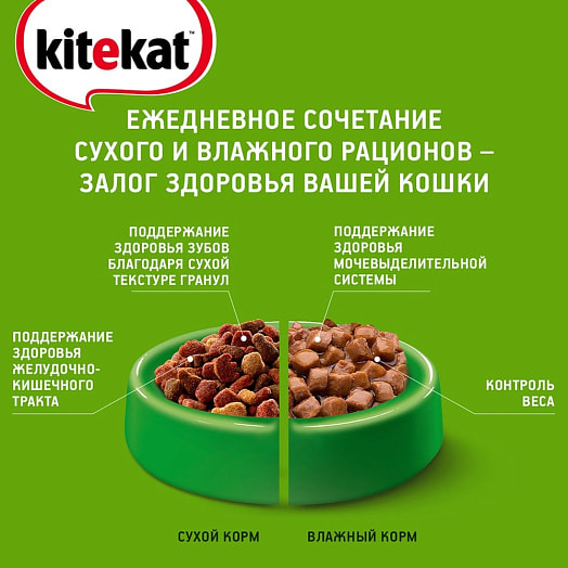 Корм Kitekat курочка аппетитная 350г Mars Россия Mars