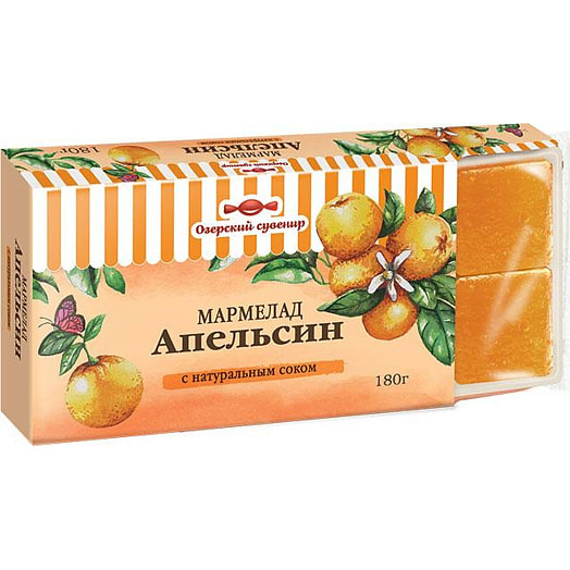 Мармелад желейный Озерский сувенир Апельсин 180г Россия