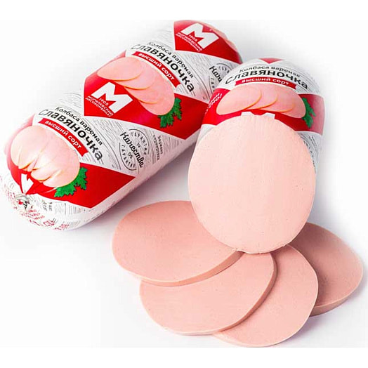 Колбаса вареная Славяночка в/с из мяса птицы ОАО Могилевский мясокомбинат Беларусь