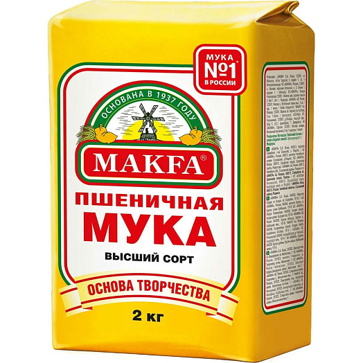 Мука Макфа в/с 2кг Россия