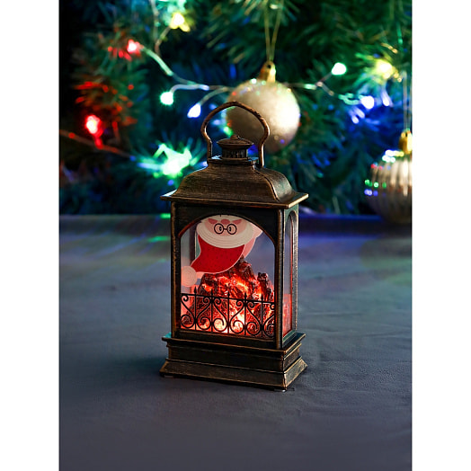 Подсвечник новогодний Санта (7*3,8*12,8см) арт.Т-5955 Китай