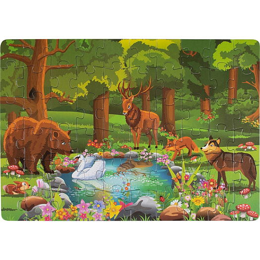 Пазлы 60 Животные арт.RI6002C ООО Желтый крокодил Беларусь DREAM MAKERS-BOARD GAMES