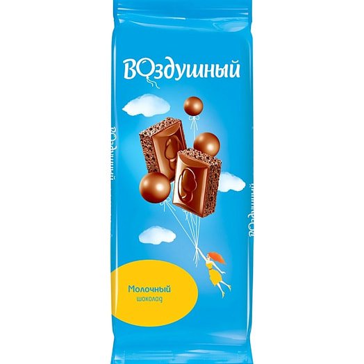 Шоколад Воздушный 85г молочный пористый Россия
