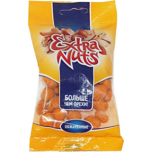 Арахис в хрустящей корочке со вкусом Мексикано EXTRA NUTS 60г ООО Детави Литва Extra Nuts