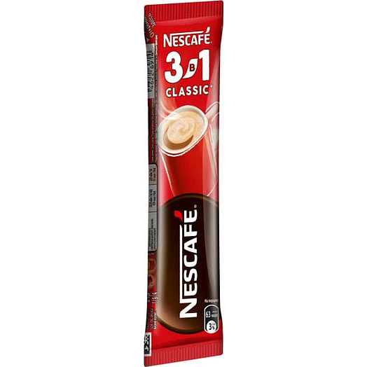 Напиток кофейный Nescafe 3в1 Классический 14.5г раствор Россия Nestle
