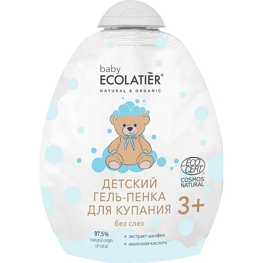 Гель-пенка 250мл для купания 3+ ООО ЭкоЛаборатория Россия Ecolatier baby