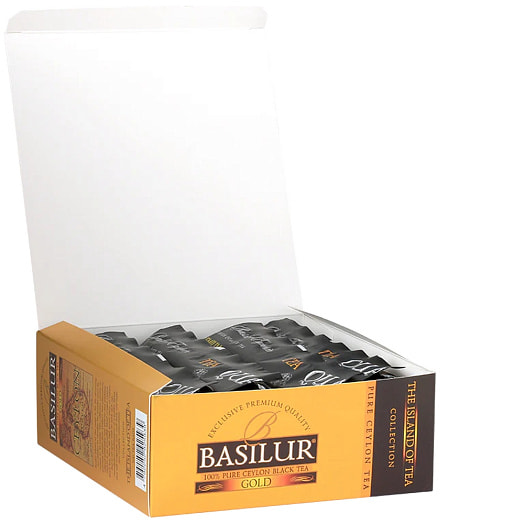 Чай Basilur Чайный остров Цейлон (золотой) 200г Шри-Ланка