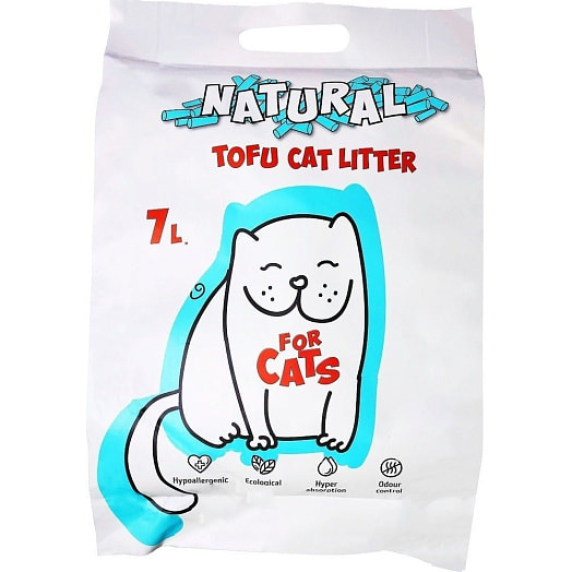 Наполнитель Tofu Natural пл. комкующийся без запаха 7л Weihai Jiayi Pet Products Co., LTD Китай FOR CATS