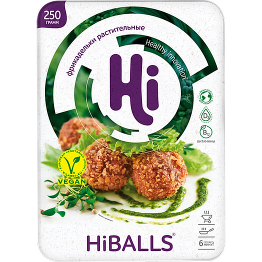 П/ф растительный Фрикадельки Hiballs 250г ЭФКО-Каскад Россия HI
