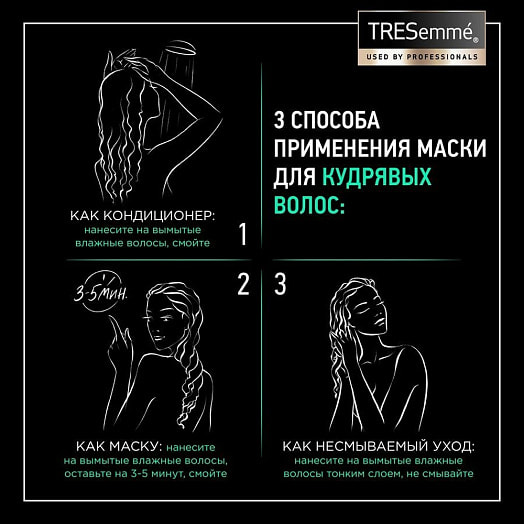 Маска для волос 250мл для вьющихся и пушистых волос Unilever Россия TRESEMME