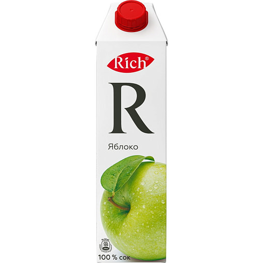 Сок Rich Яблочный 1л тетра-пак УП Вланпак Беларусь The Coca-Cola Company