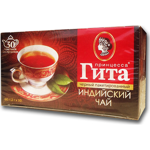 Чай Принцесса Гита 25+5пак 60г Орими Россия